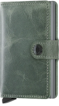 - RFID Protected Mini Wallet - Vintage - Sage