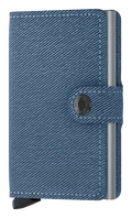 - RFID Protected Mini Wallet - Twist - Jeans Blue