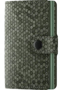 - RFID Protected Mini Wallet - Hexagon - Green