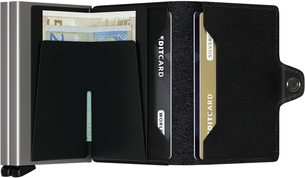 - RFID Protected Twin Wallet - Original - Black