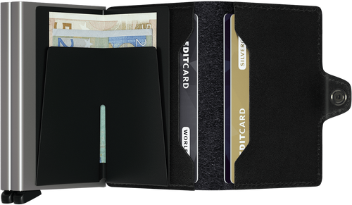 - RFID Protected Twin Wallet - Original - Black