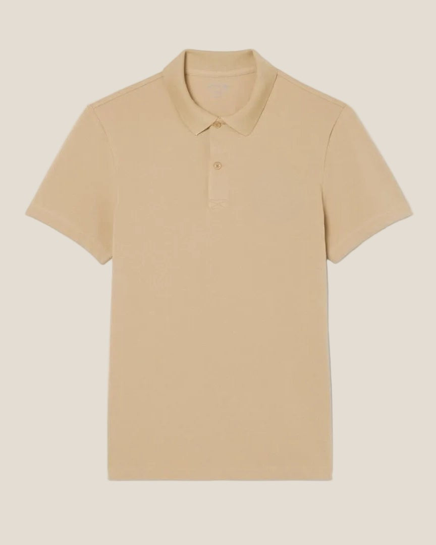 Regular Fit Cotton Blend Polo Shirt