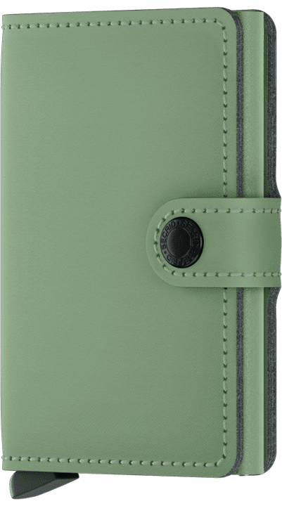 RFID Protected Mini Wallet - Yard - Pistachio