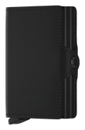 - RFID Protected Twin Wallet - Matte - Black