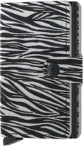 - RFID Protected Mini Wallet - Zebra - Light Grey