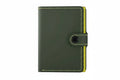 - RFID Protected Mini Wallet - Matte - Green & Lime