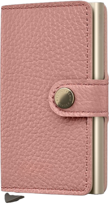 - RFID Protected Mini Wallet - Pebble - Rose