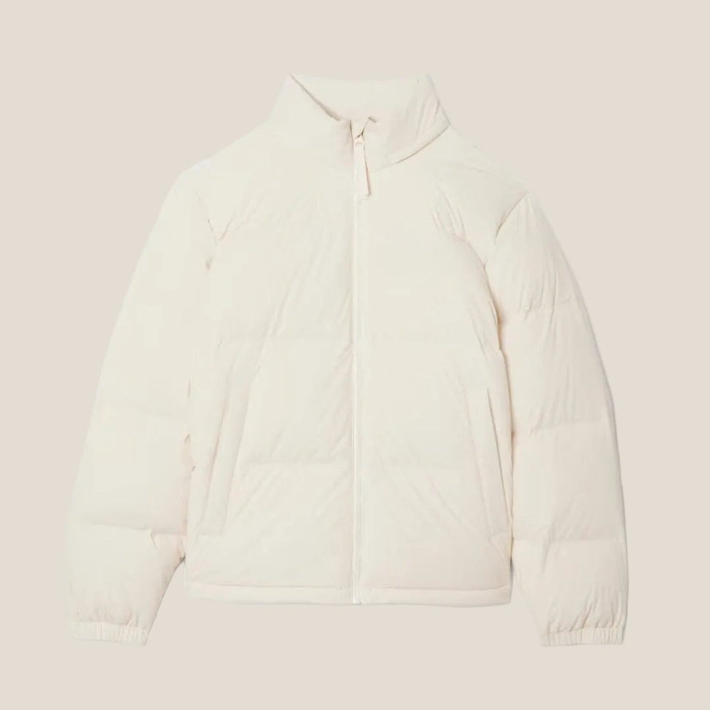 Water-Repellent Hooded Down Jacket