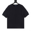 Cable-Knit Crewneck Sweater Navy