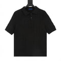 Spurs Knitted Polo Shirt Black