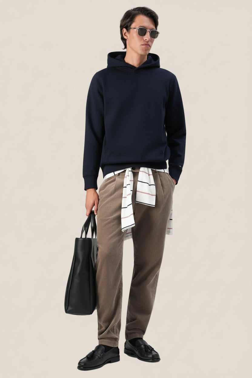 Felpa Con Cappuccio Oval Graphic