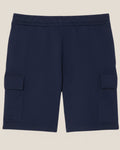 Cotton Fleece Cargo Shorts
