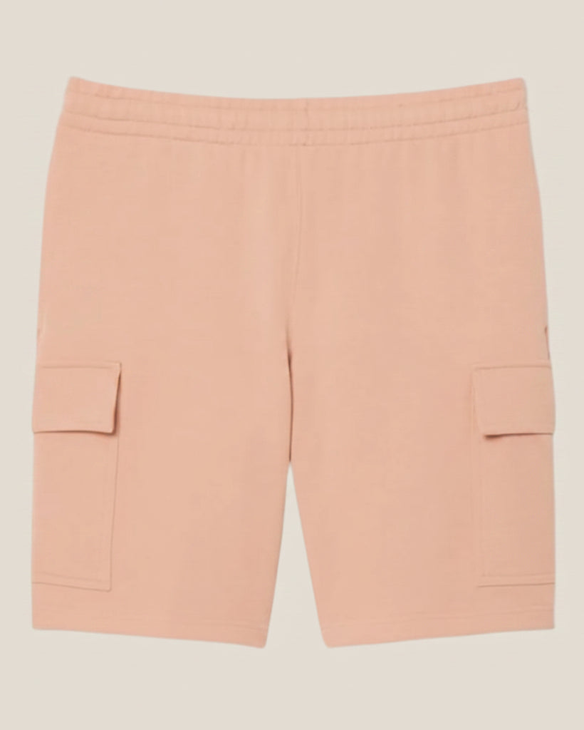 Cotton Fleece Cargo Shorts