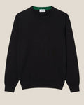 Monochrome Cotton V-neck Sweater
