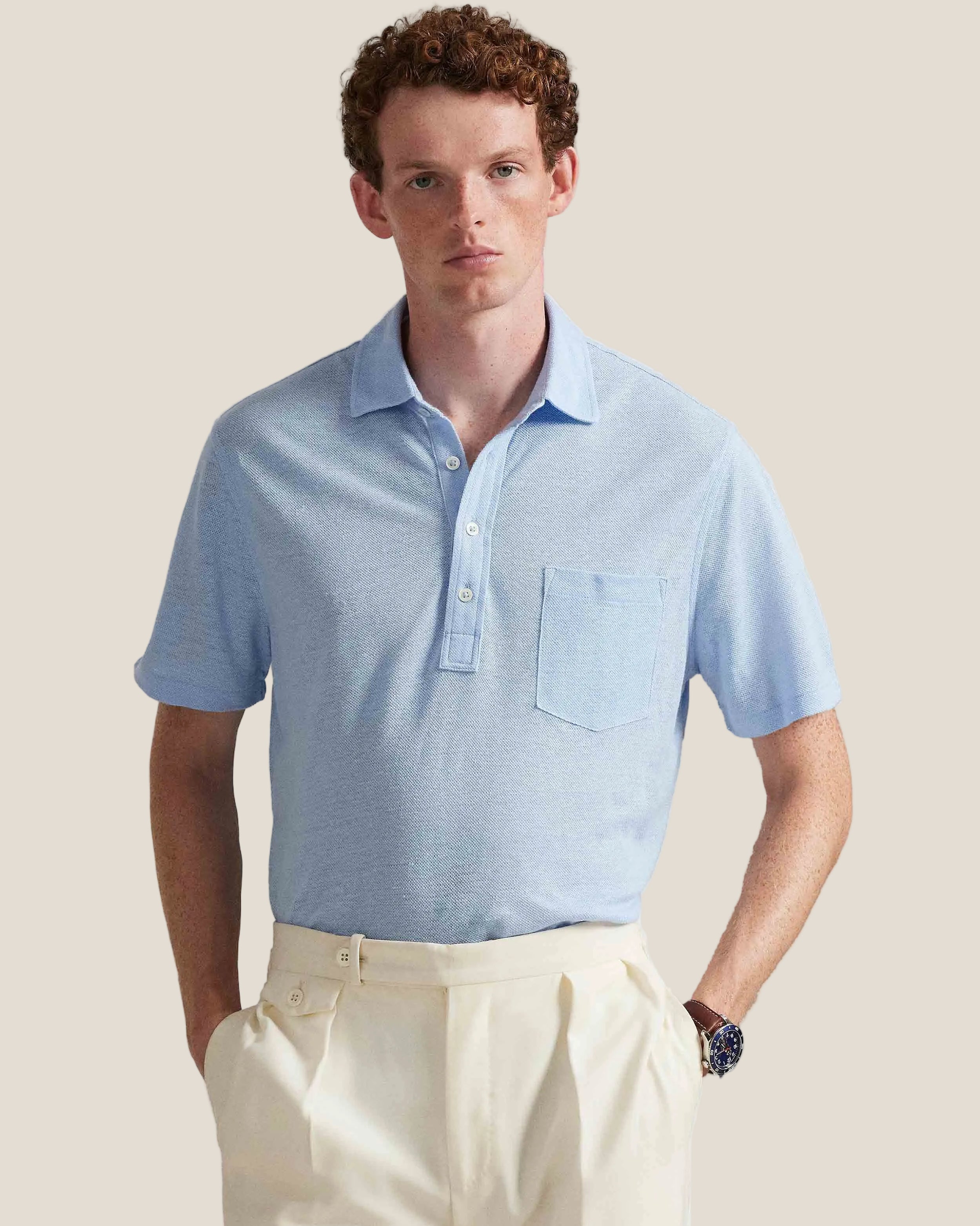 Polo - Men's Knit Polo Shirt