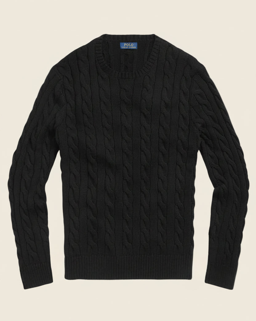 Classic Cable-Knit Sweater