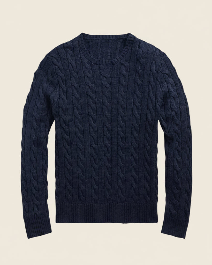 Classic Cable-Knit Sweater