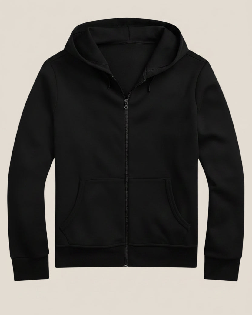 Double-Knit Full-Zip Hoodie