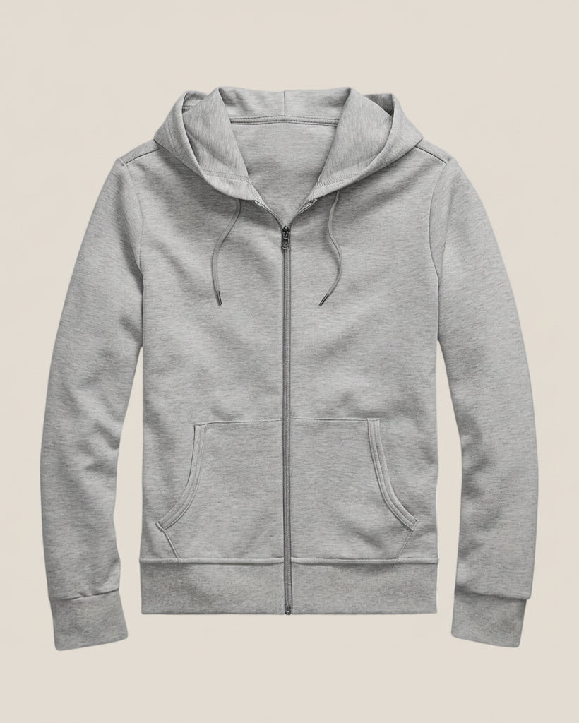 Double-Knit Full-Zip Hoodie