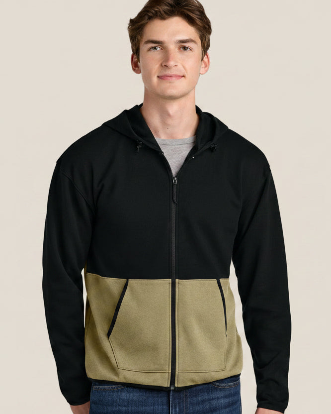 Double-Knit Full-Zip Hoodie