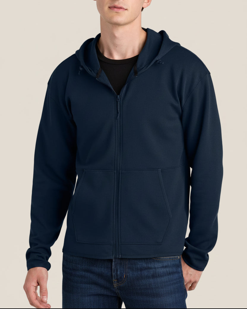 Double-Knit Full-Zip Hoodie