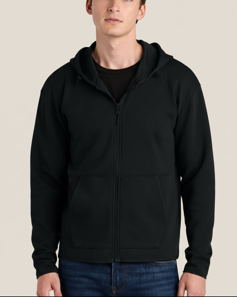 Double-Knit Full-Zip Hoodie