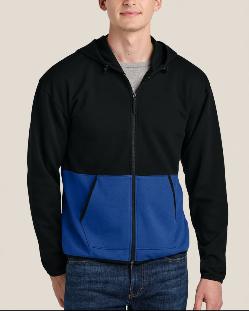 Double-Knit Full-Zip Hoodie